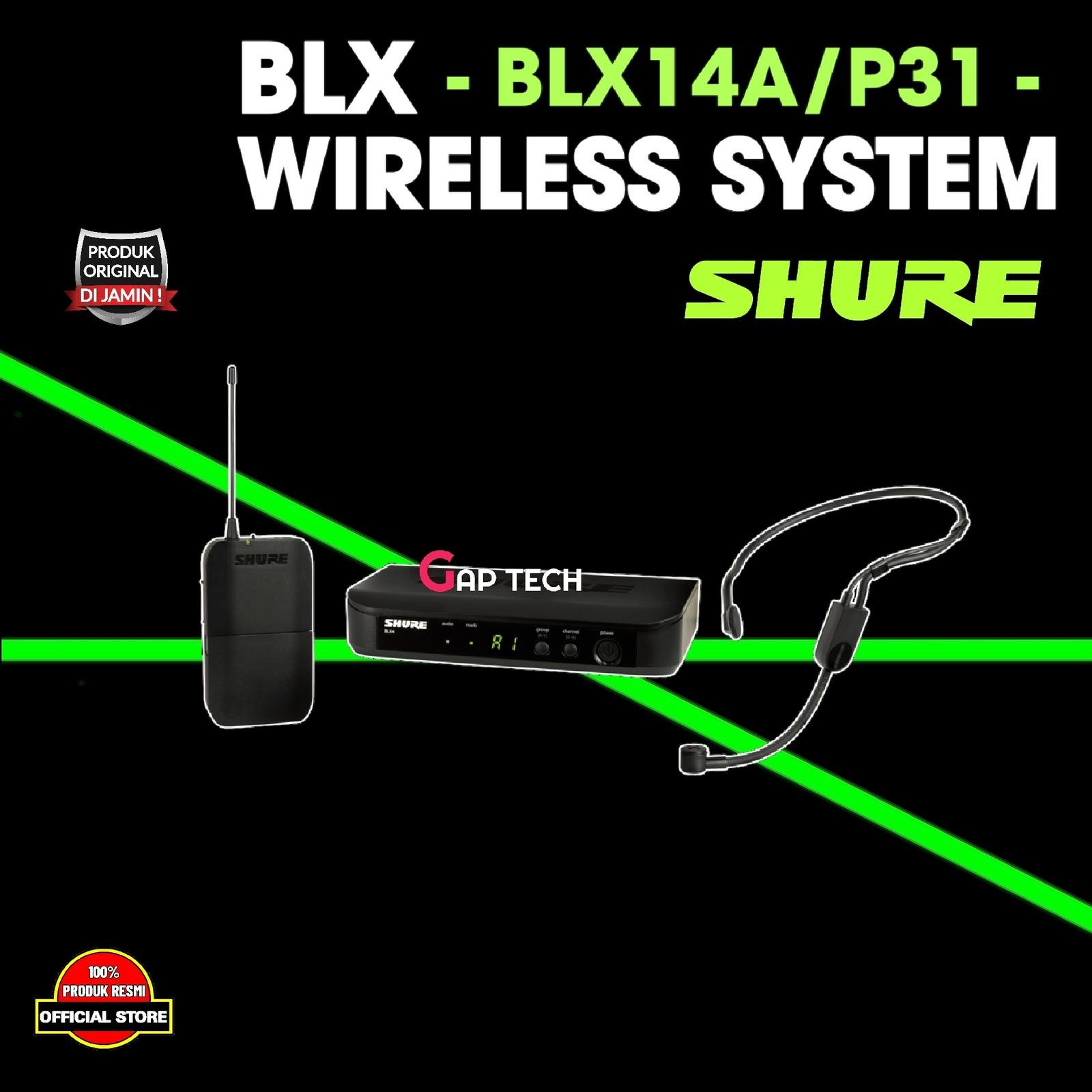 Shure BLX14 PGA31 / BLX 14 / PGA 31 Wireless Mic / Microphone Original