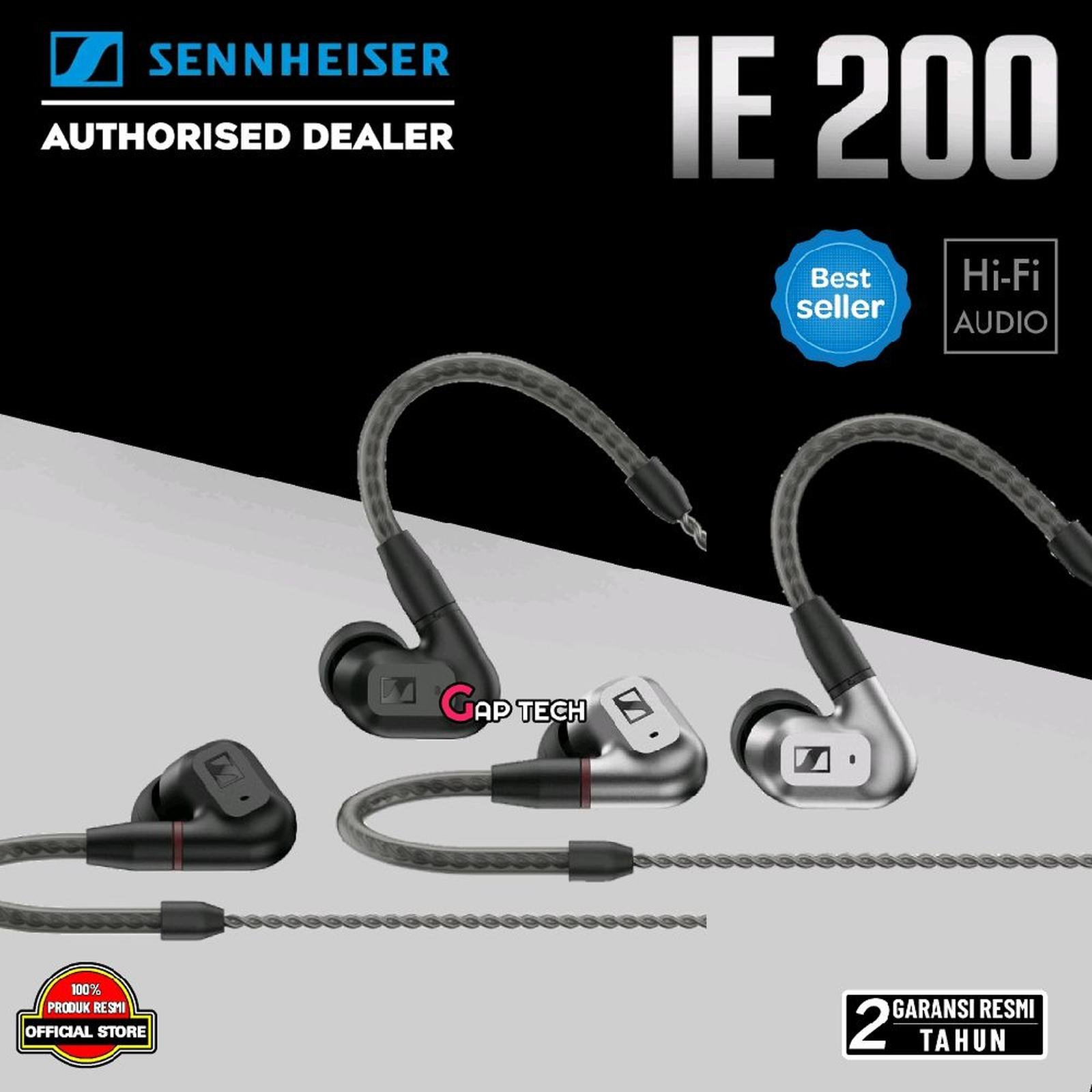 Sennheiser IE 200 / IE200 Hi-Fi Audiophile In-Ear Earphones / iem Original