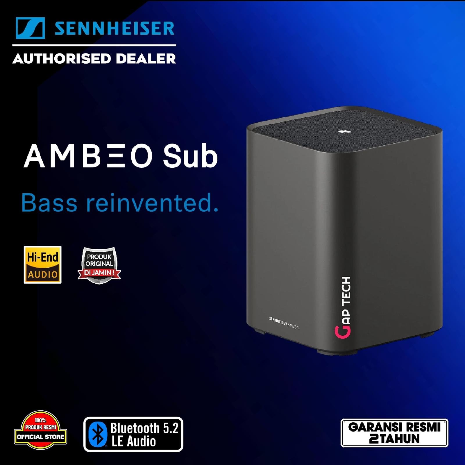 Sennheiser Ambeo Sub 8" Wireless Subwoofer for Ambeo Plus / Mini / Max Original