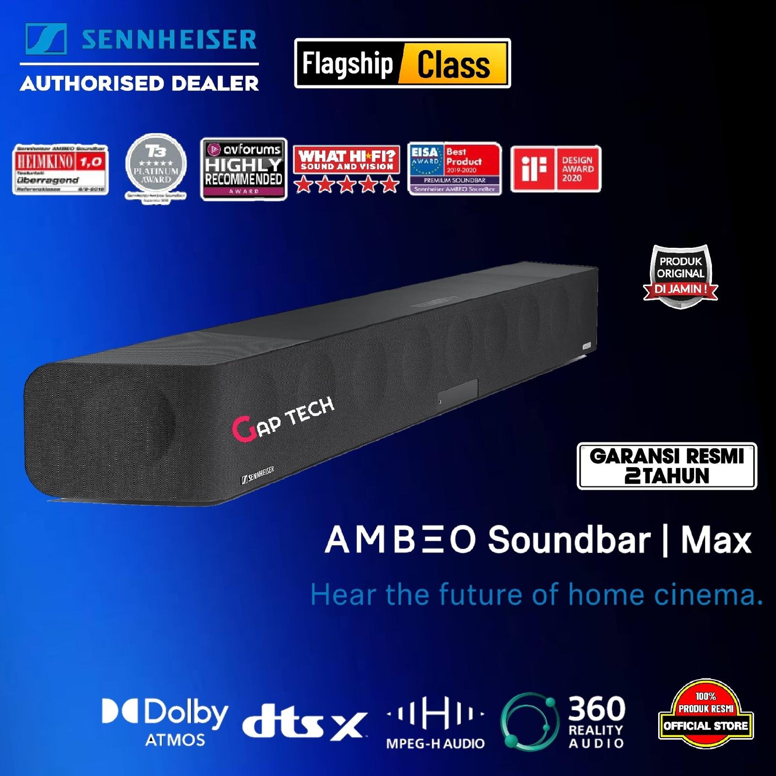 Sennheiser Ambeo Max Flagship 5.1.4 Channel with Dolby Atmos Soundbar Original