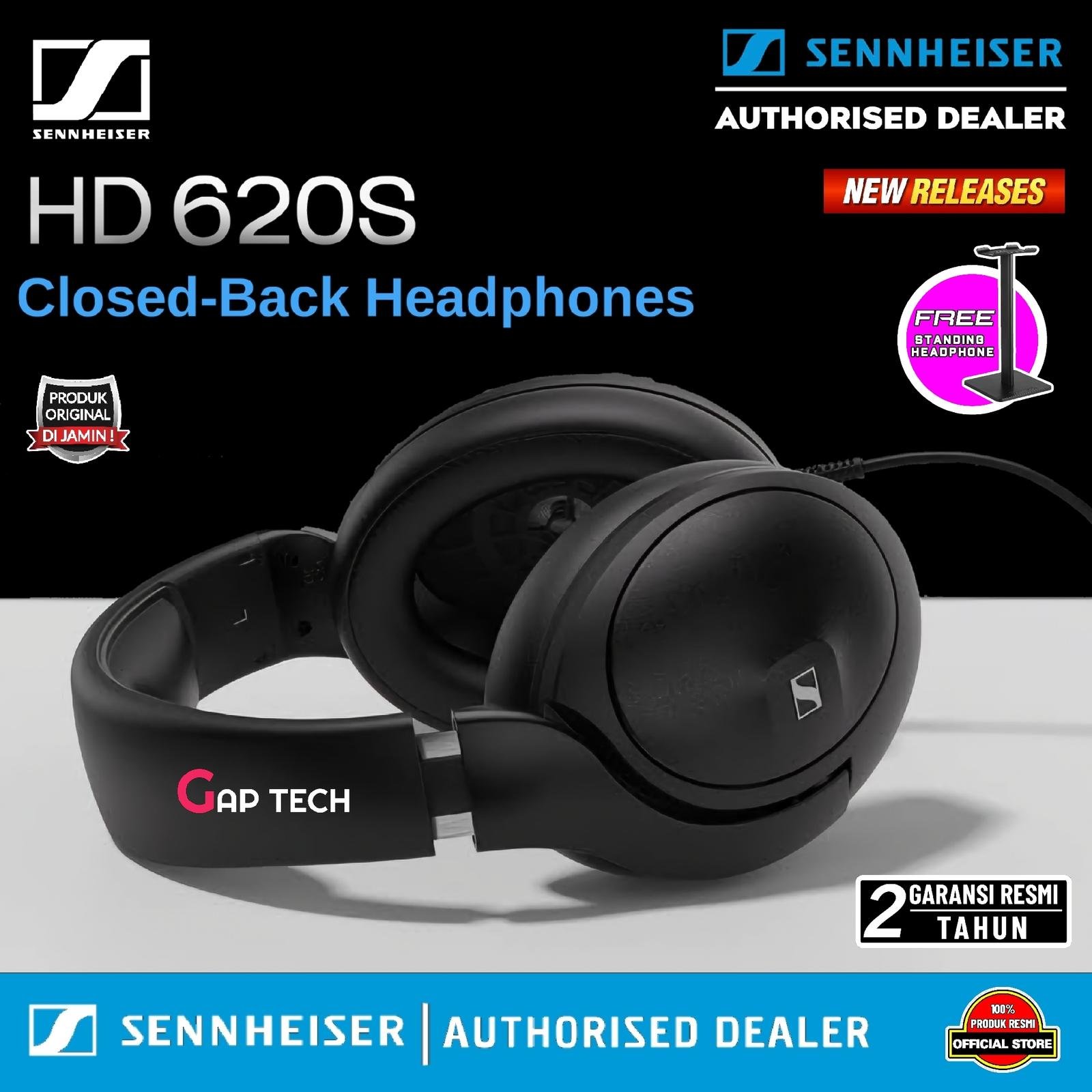 Sennheiser HD 620S / HD620S / HD 620 S Reference Closed-Back Audiophile Headphones Original