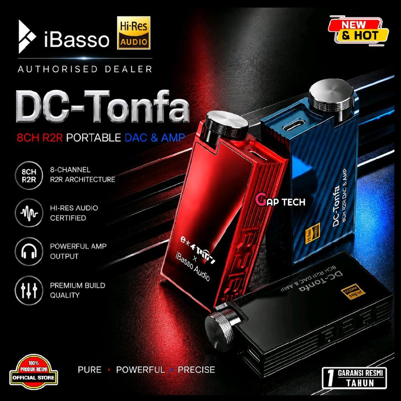 iBasso DC Tonfa 8CH R2R Portable DAC & Headphone Amplifier / DAC Amp Original
