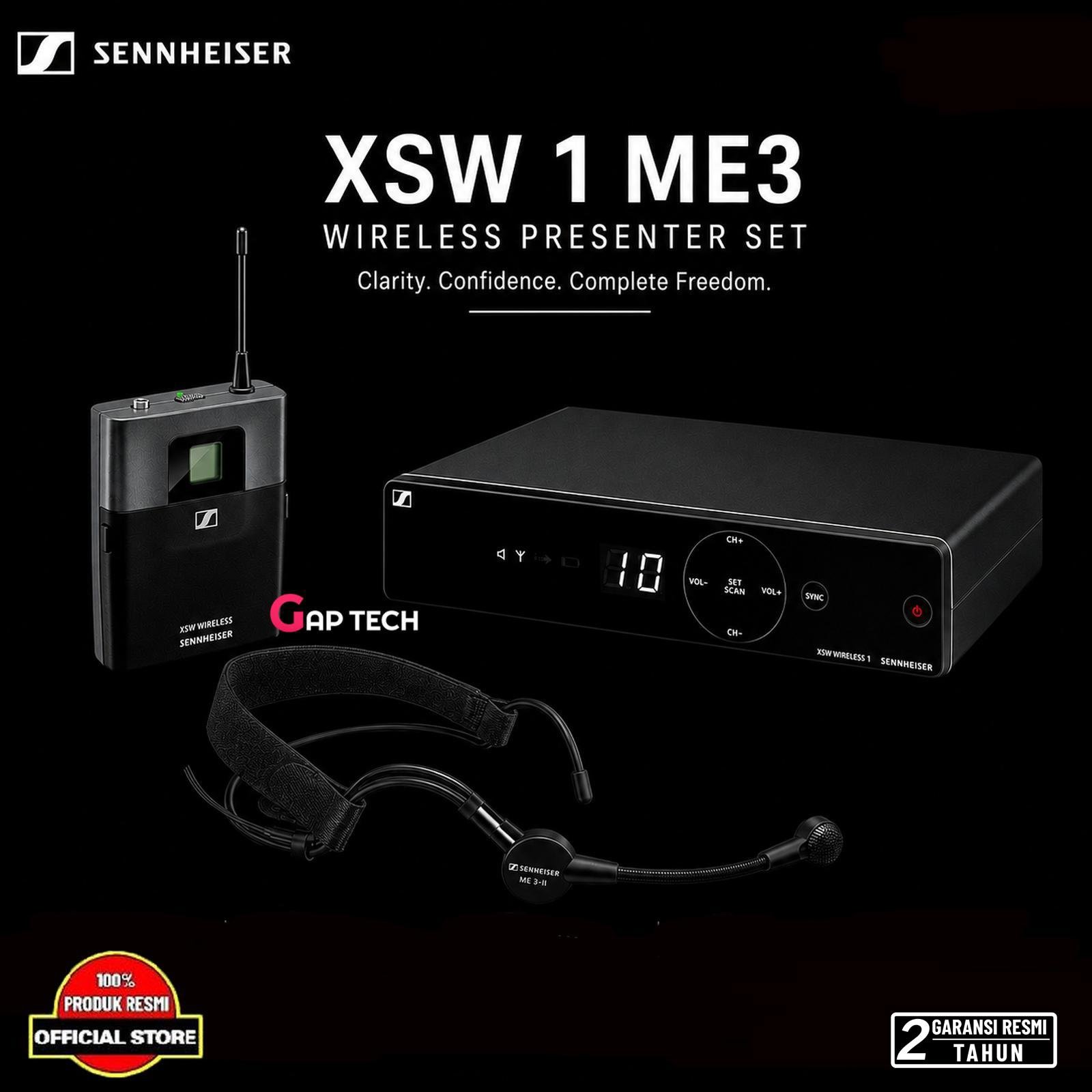 Sennheiser XSW 1 ME3 Wireless System Handsfree Performance Original