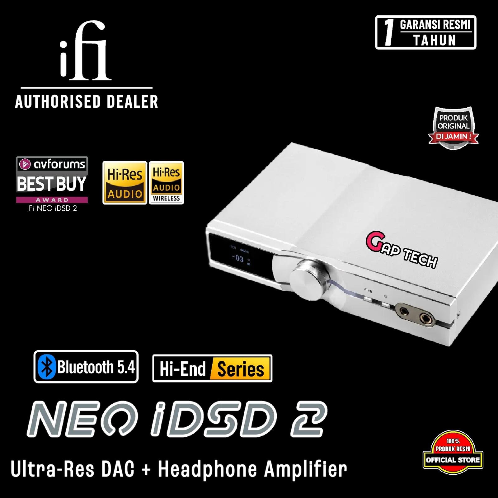 iFi NEO iDSD 2 Ultra-Res Wireless DAC Headphone Amplifier / DAC AMP Original