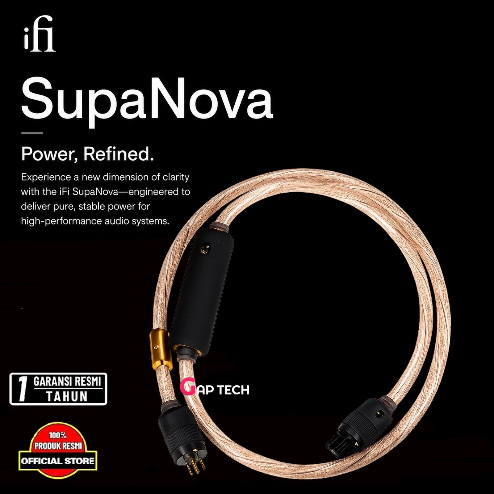 iFi SupaNova power cable with noise cancellation ii USA Plug Original