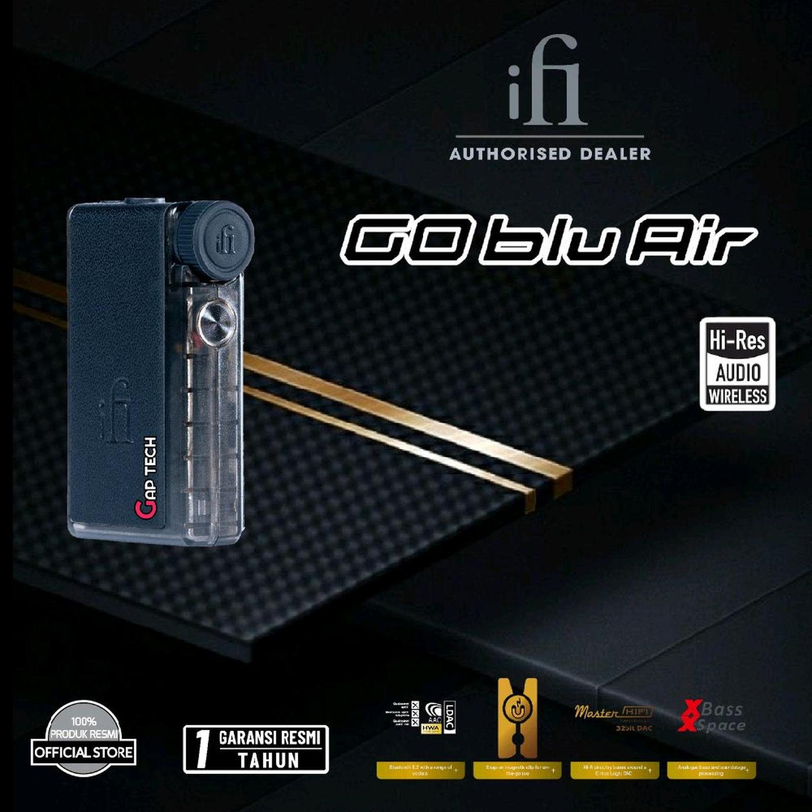 iFi Go Blu Air Portable High Resolution DAC Headphone Amplifier / DAC Original