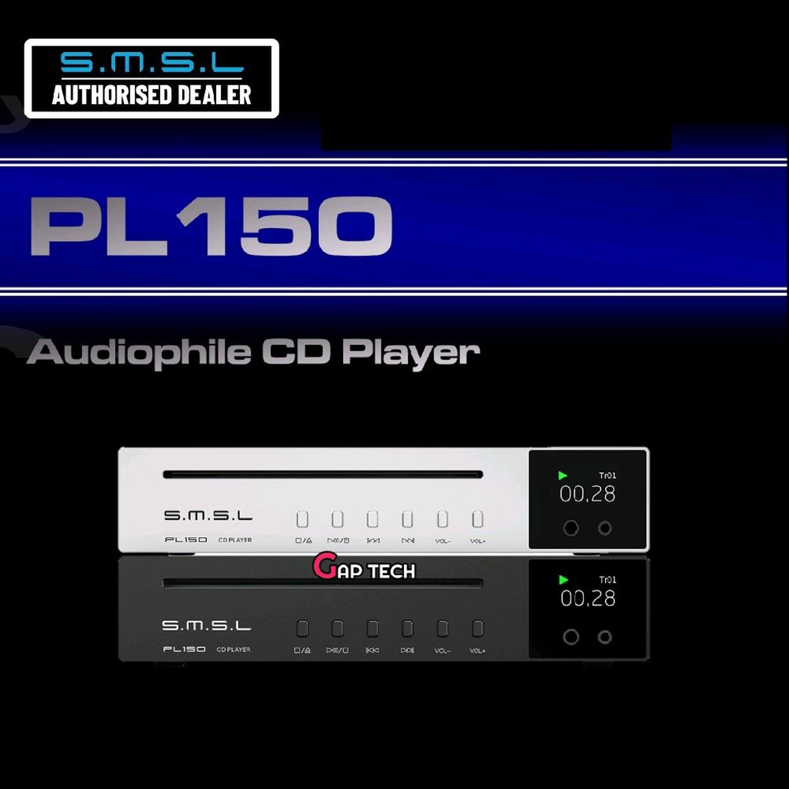 SMSL PL150 / PL 150 / PL-150 Hi-Fi CD Player CS43198 DAC Original