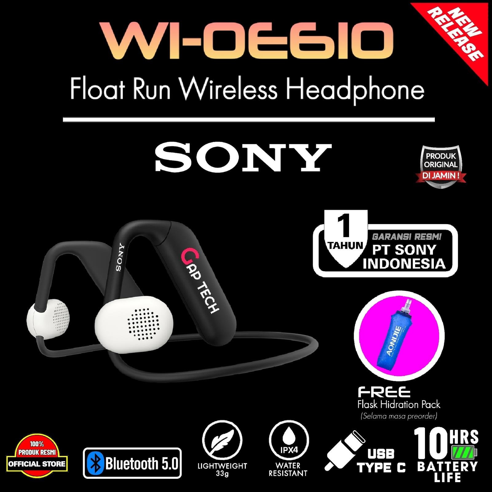 Sony WI OE610 / WIOE610 / WI OE 610 Float Run Wireless Earbuds Original