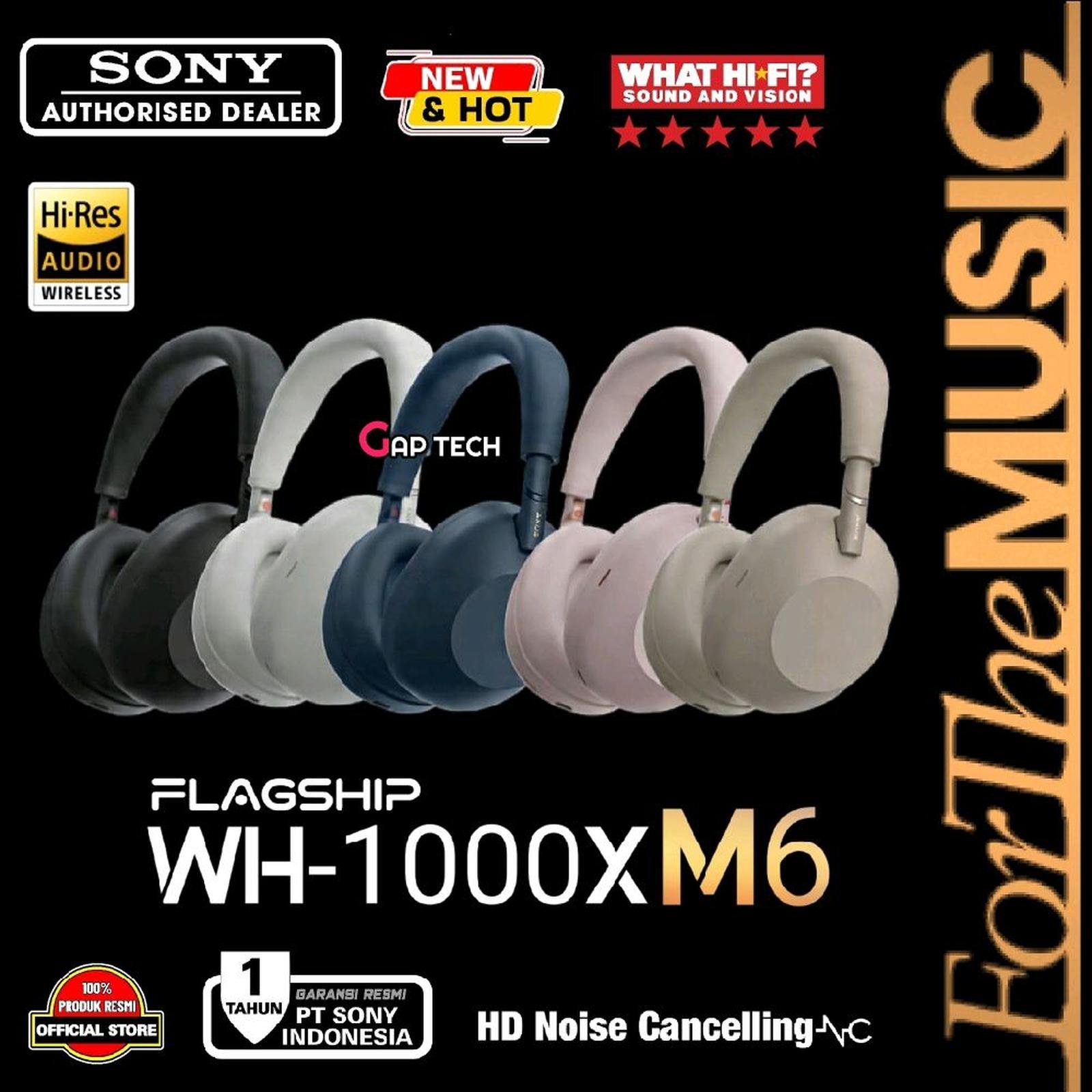 Sony WH 1000XM6 / WH-1000XM6 / WH1000XM6 / WH 1000X M6 Premium Wireless Adaptive Noise Canceling Headphone Original