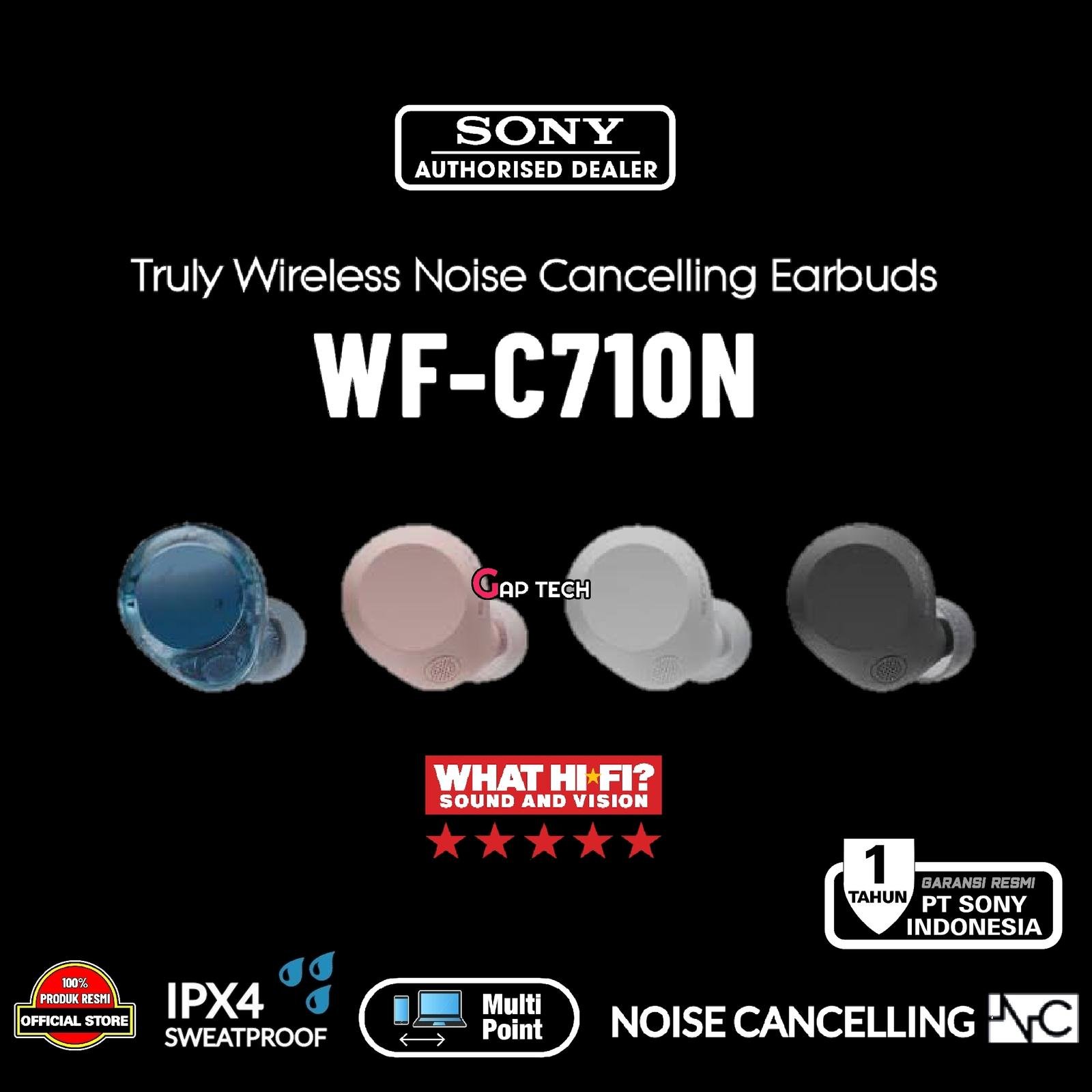 Sony WF-C710N / WF C710N / WF C 710N / WF C 710 N Truly Wireless Noise-Canceling Earbuds / TWS Original