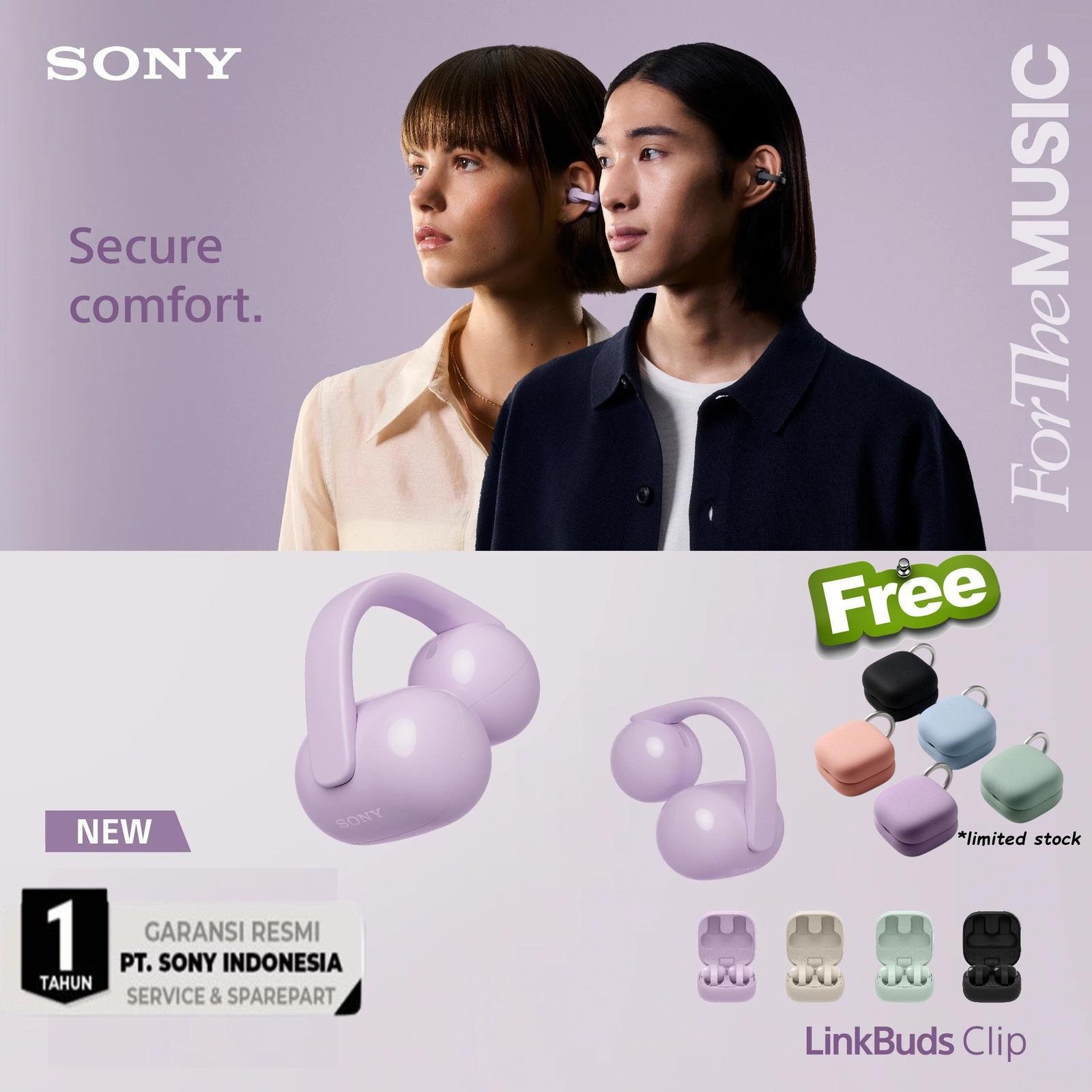 Sony LinkBuds Clip WF-LC900 LC 900 Open-ear Earbuds Wireless Headphones Original