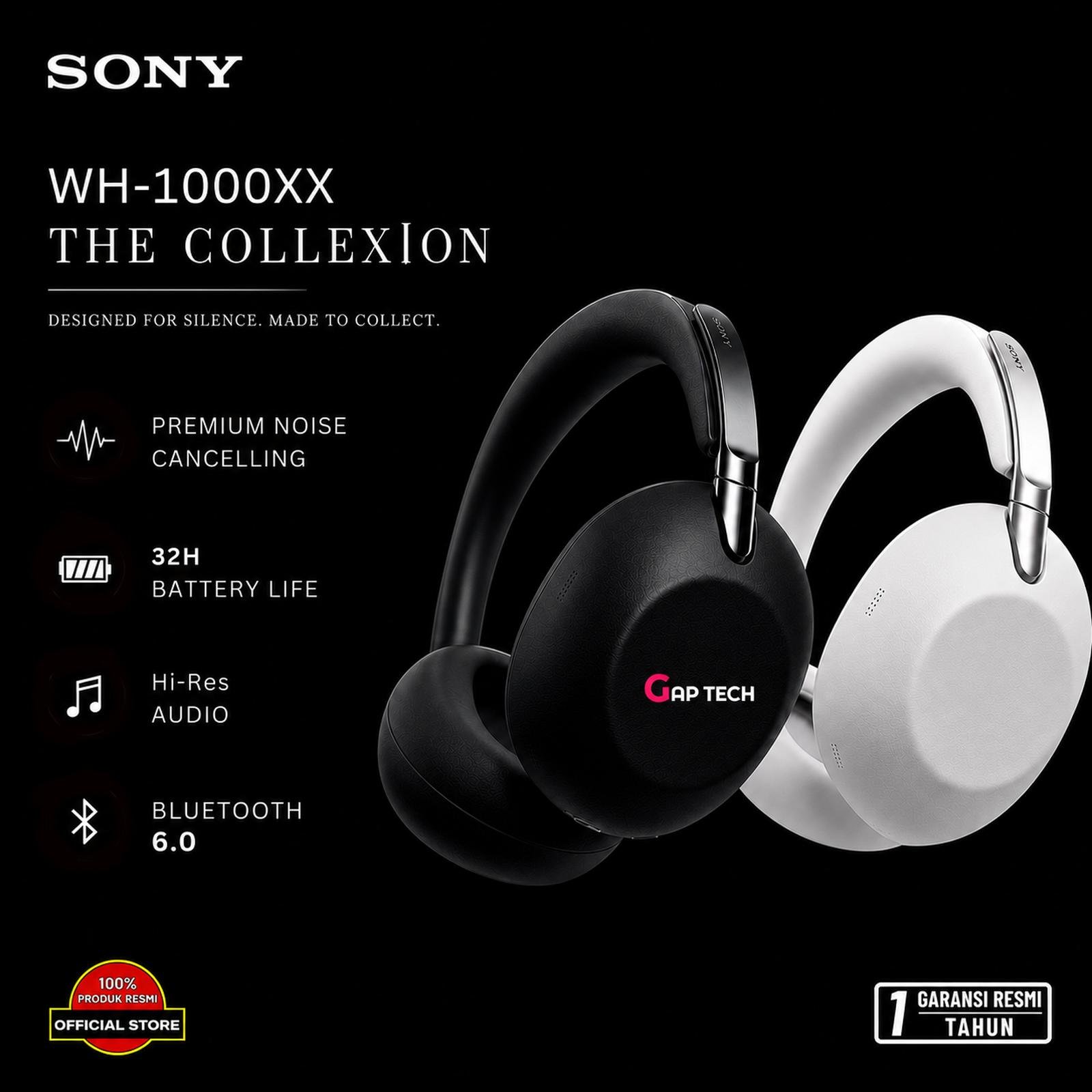 Sony WH-1000XX THE COLLEXION Wireless Noise Cancelling Headphones HD NC Processor QN3 12 Mics Spatial Audio Original
