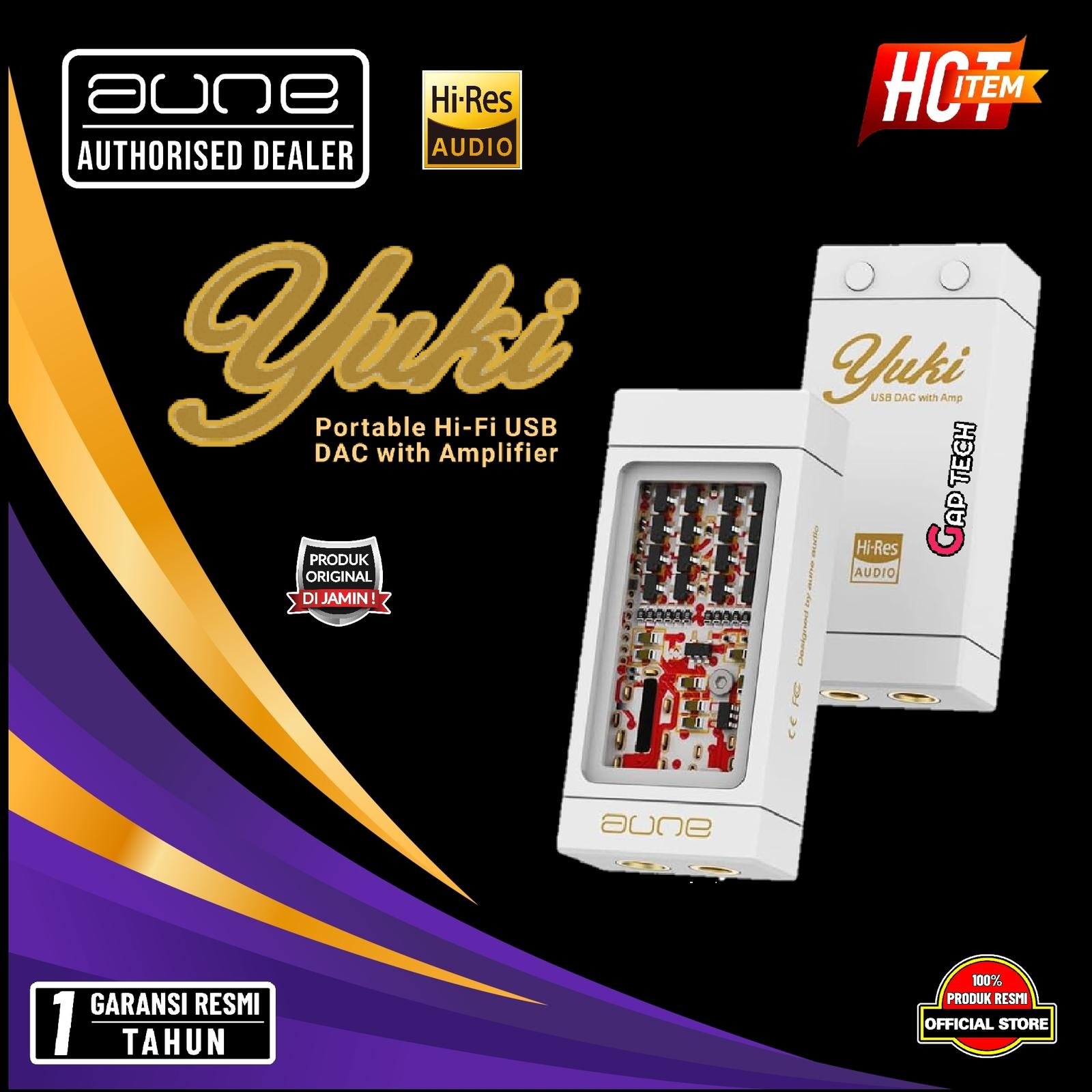 Aune Yuki High End Dongle USB DAC Amp Wih DAC Amplifier Original