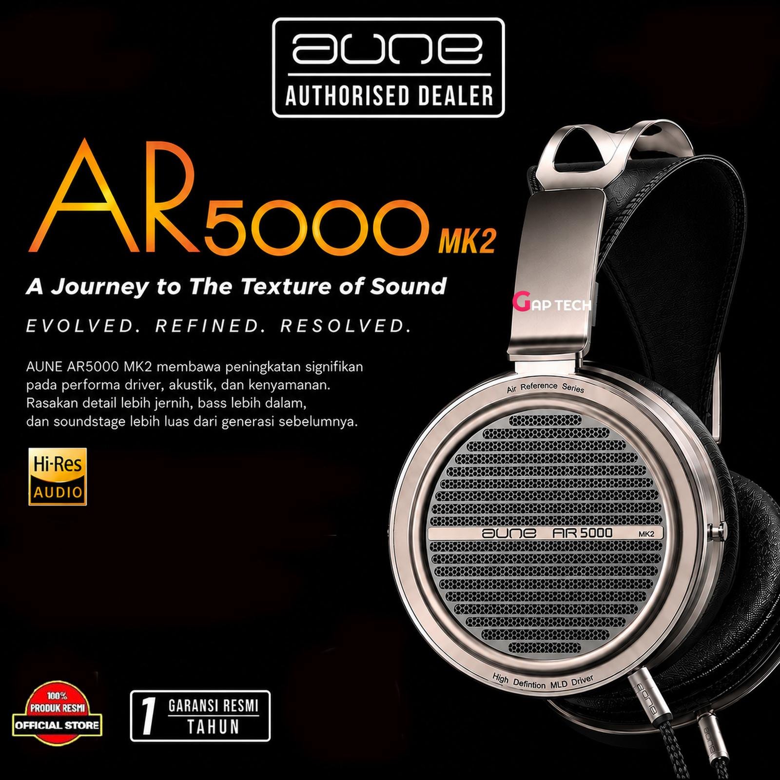 AUNE AR5000 MK2 / AR-5000 MK2 / AR 5000 MK2 Full-Size Open-Back Headphones Original