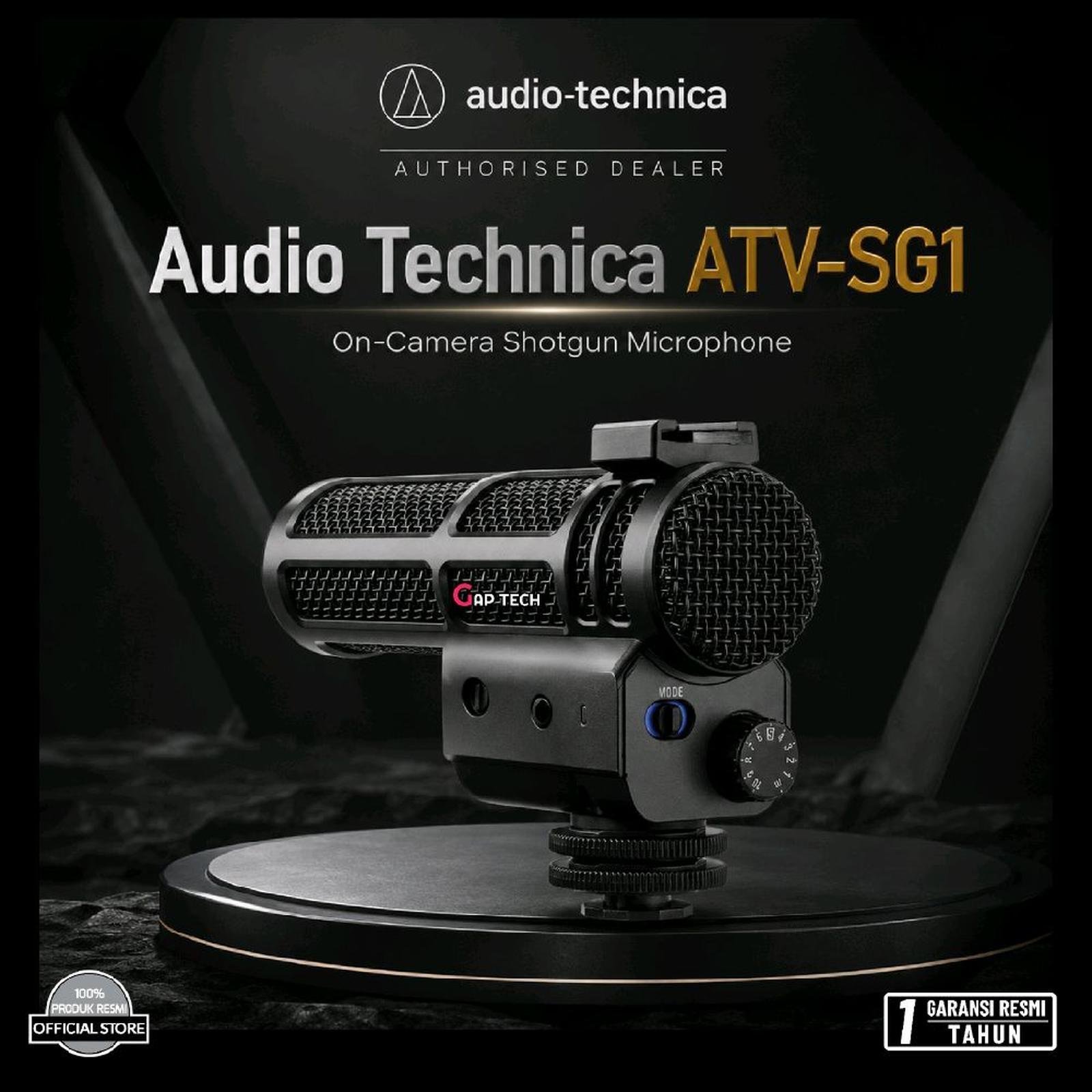 Audio Technica ATV-SG1 / ATV SG1 / ATV SG 1 / ATVSG1 On-Camera Shotgun Microphone Original
