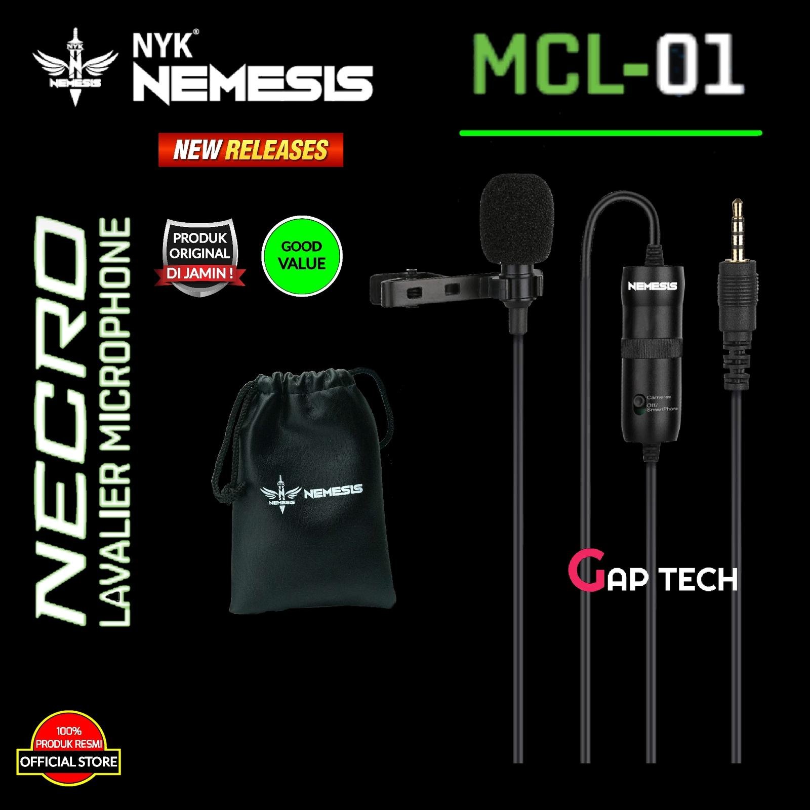 NYK NEMESIS NECRO MCL 01/ MCL01 / MCL-01 Clip On Microphone Original