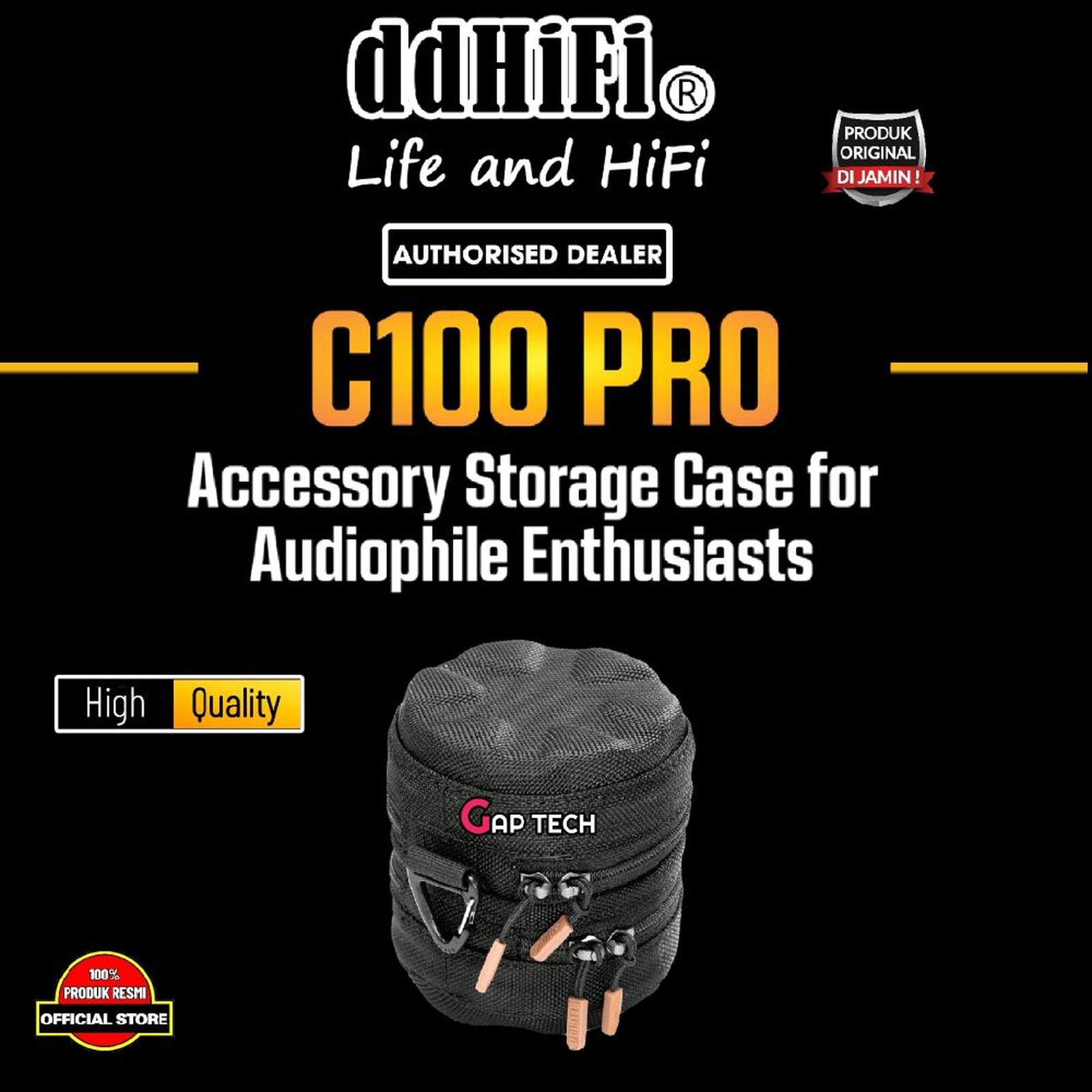 DD DDHIFI C100 Pro / C 100 Pro / C100Pro Accessory Storage Case / Carrying Case for Audiophile Enthusiasts Original
