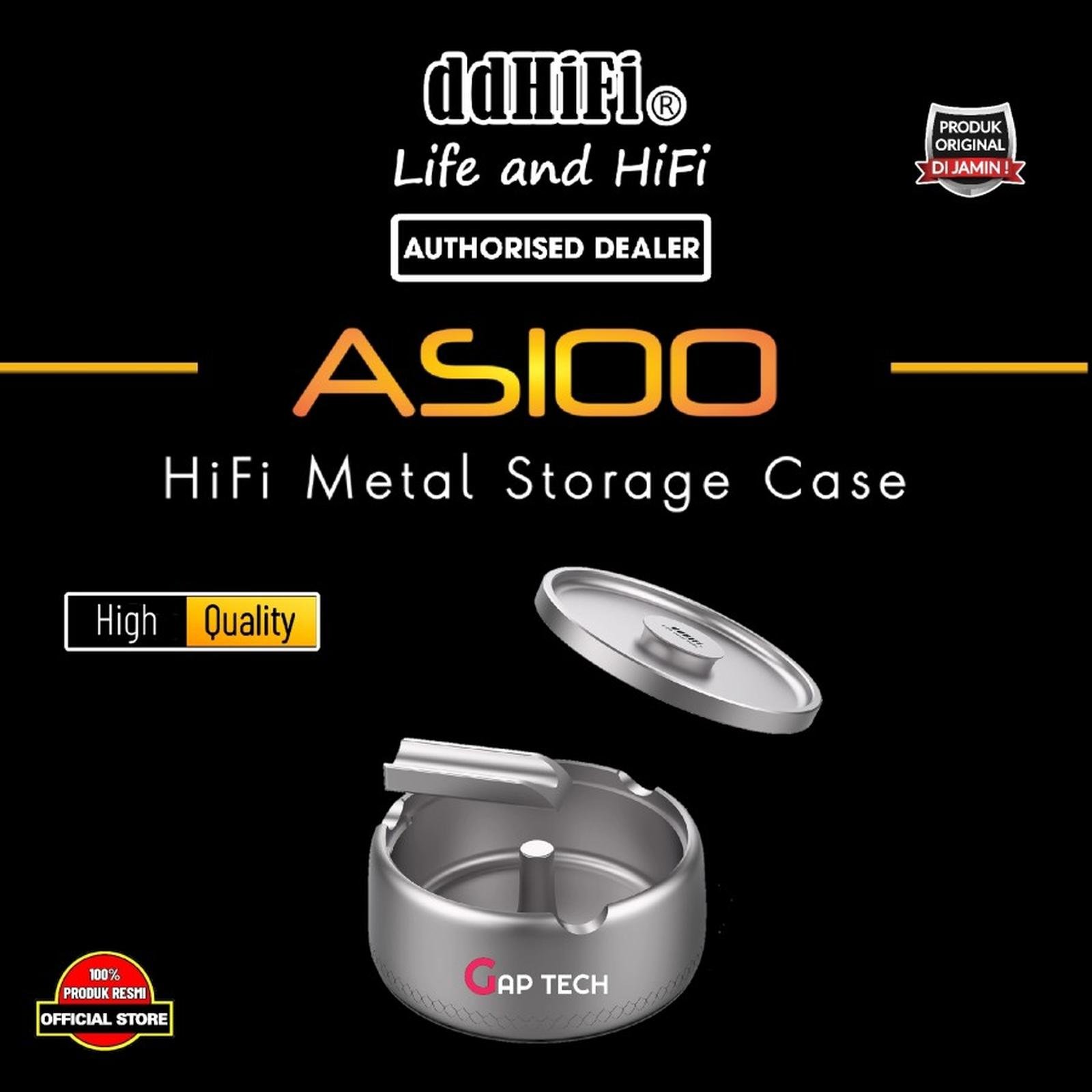 DD DDHIFI AS100 / AS 100 HiFi Metal Storage Case Original
