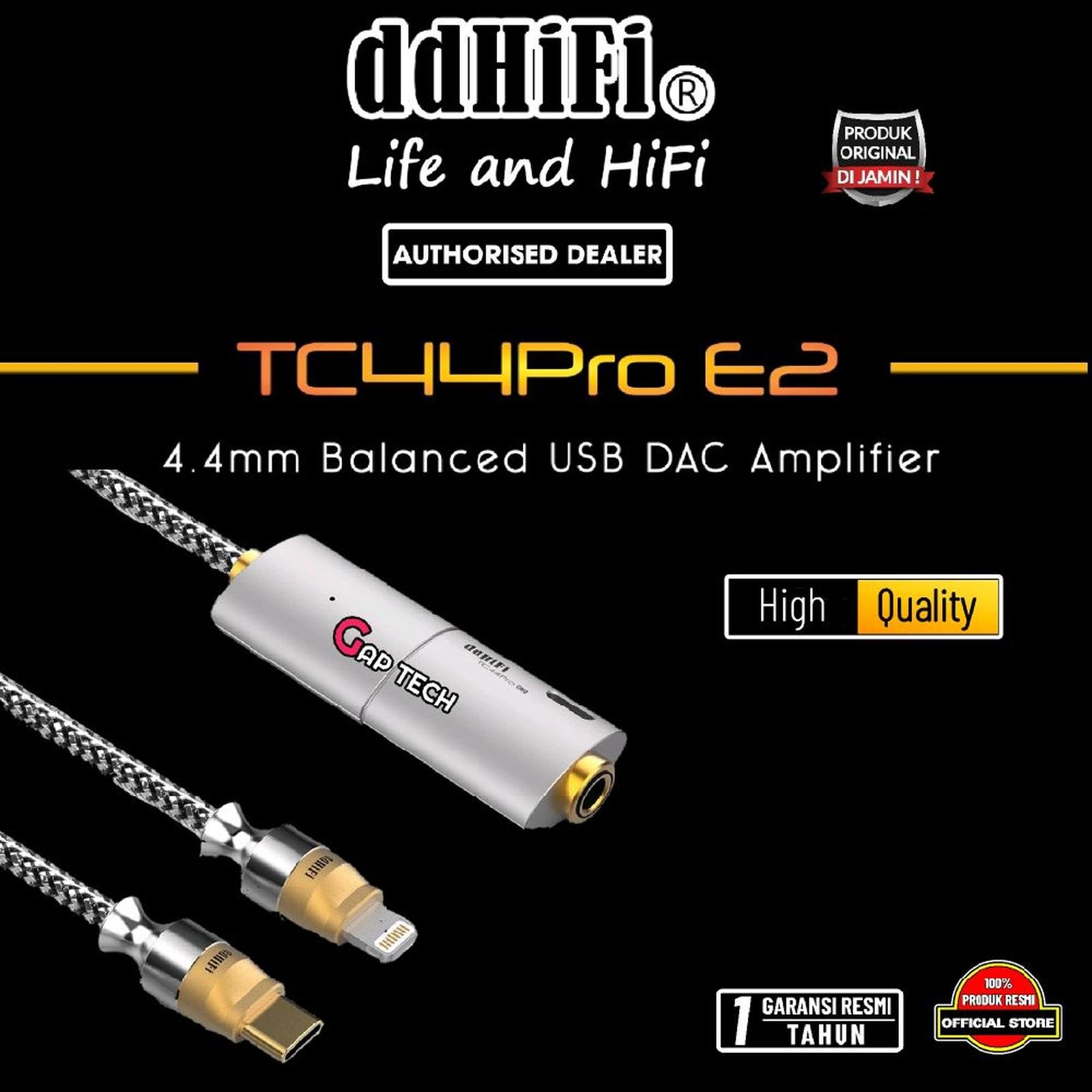 DD DDHIFI TC44Pro E2 / TC 44Pro E2 / TC 44 Pro E2 4.4mm Balanced USB DAC Amplifier / DAC AMP Original