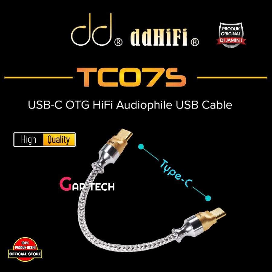 DD DDHIFI TC07S / TC 07 S USB C to USB C OTG HiFi Audiophile USB Cable Original