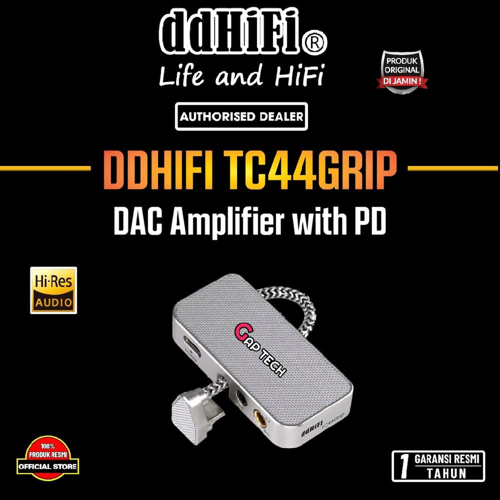 DD DDHIFI TC44Grip / TC44 Grip / TC 44 Grip - Grip Style Hi-Res DAC & Amplifier with PD / DAC AMP Original
