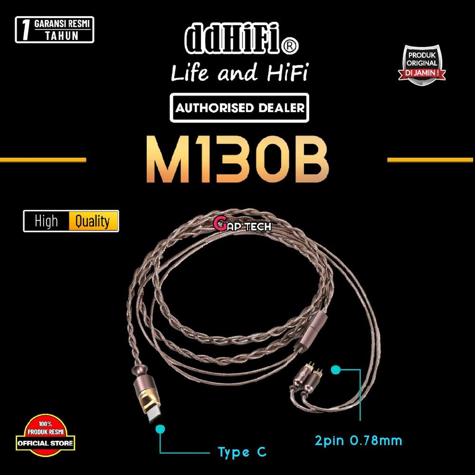 DDHIFI M130B / M 130B / M 130 B Coffee Cable Professional All-in-one USB-C Decoding Upgrade Cable Original