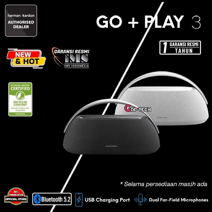 Harman Kardon Go + Play 3 / Go+Play 3 / Go Play 3 High Fidelity Portable Bluetooth Speaker Original