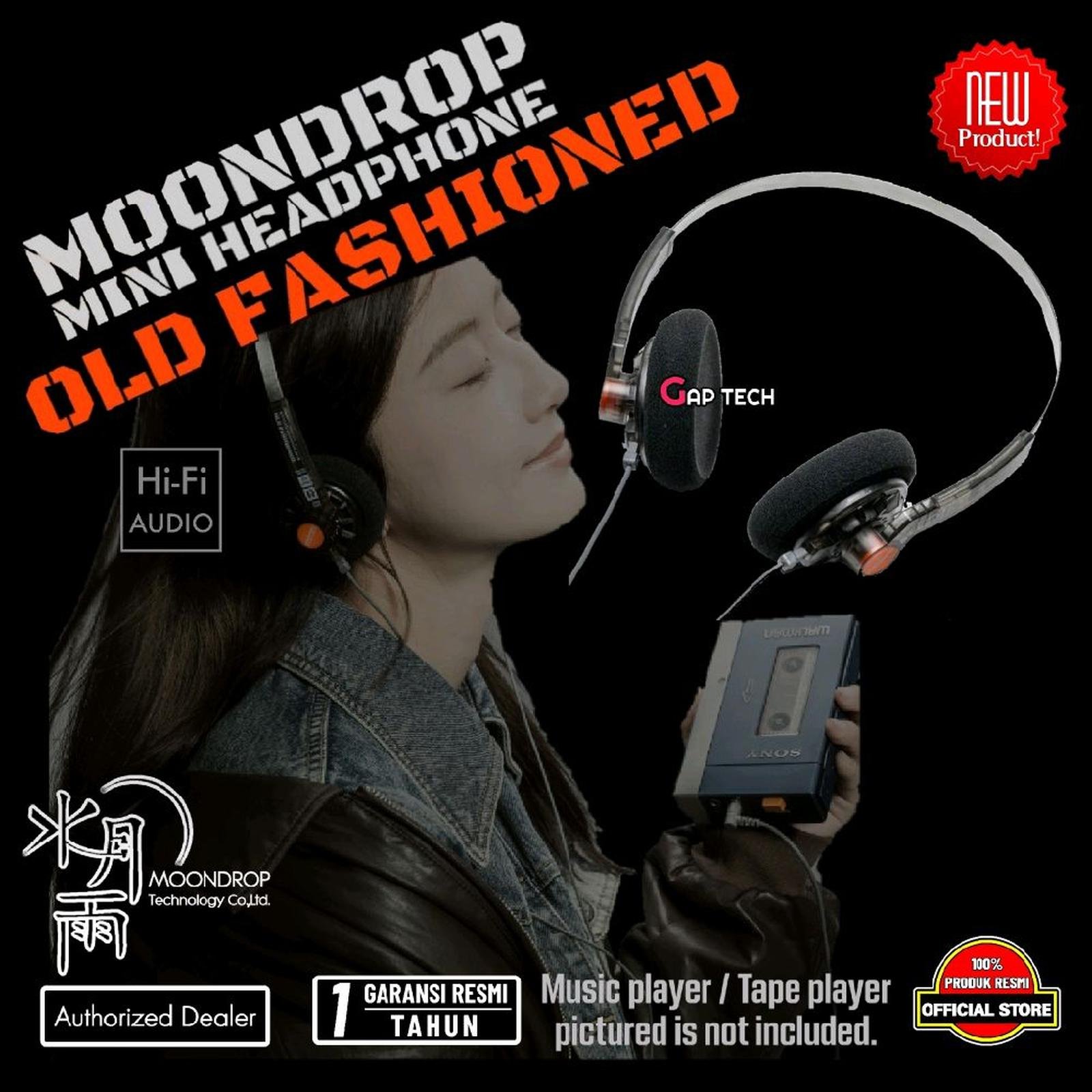 Moondrop Old Fashioned 40mm Large Dynamic Driver Open-Back Headphone Original