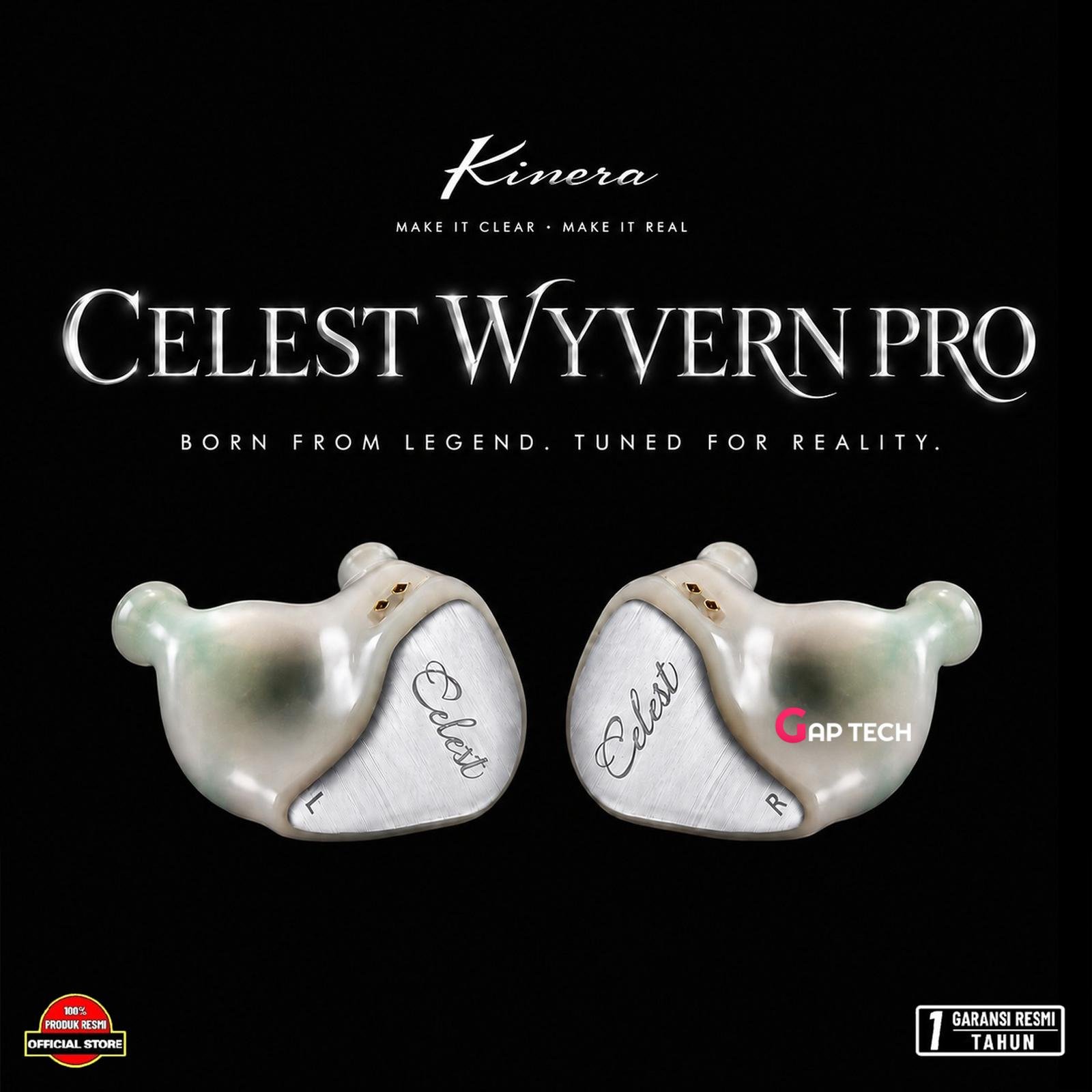 Kinera Celest Wyvern / Wyvern Pro 10mm Dynamic Driver In-Ear Monitor Earphones Original