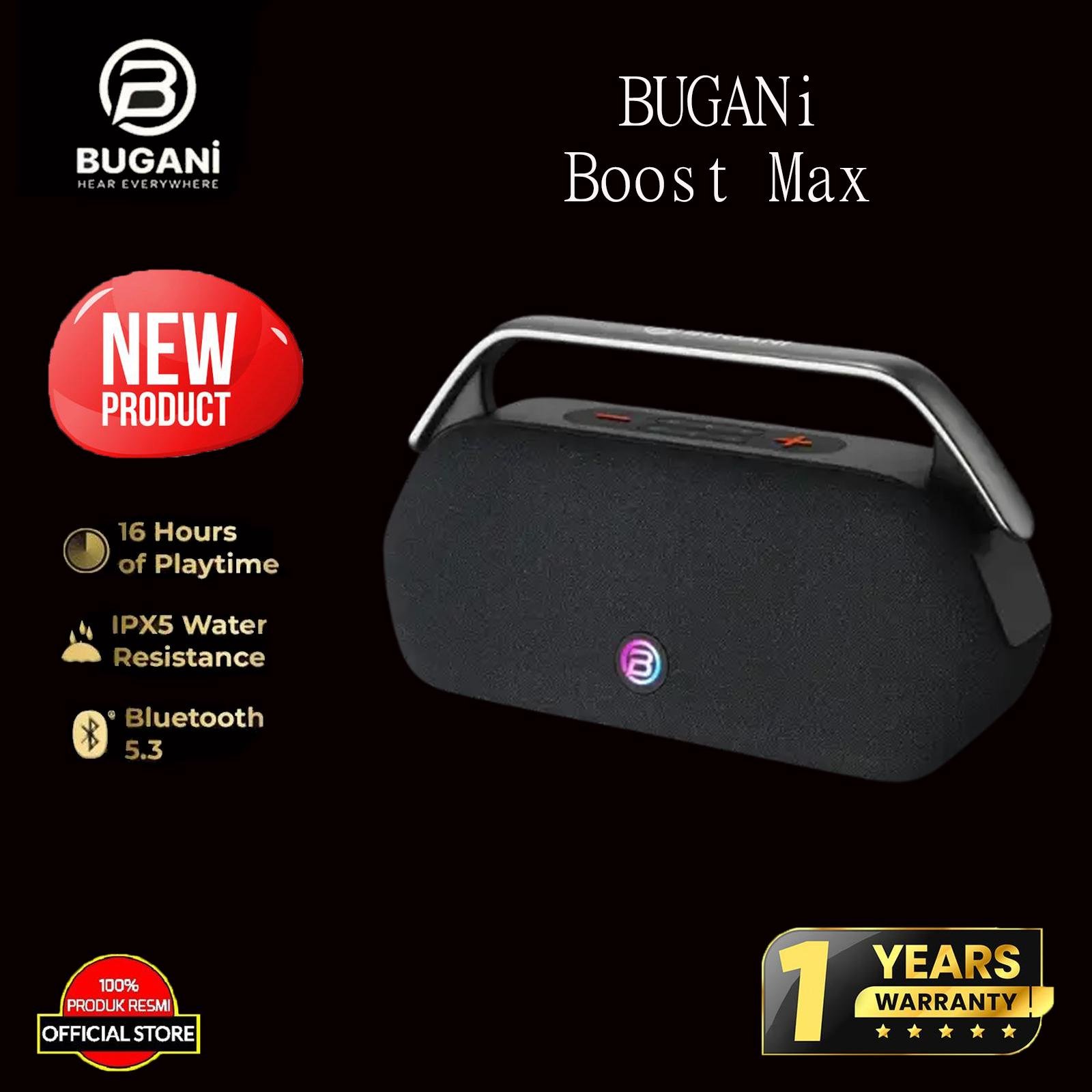 BUGANi Boost Max The Ultimate Portable Bluetooth Speaker For Home And Parties Original