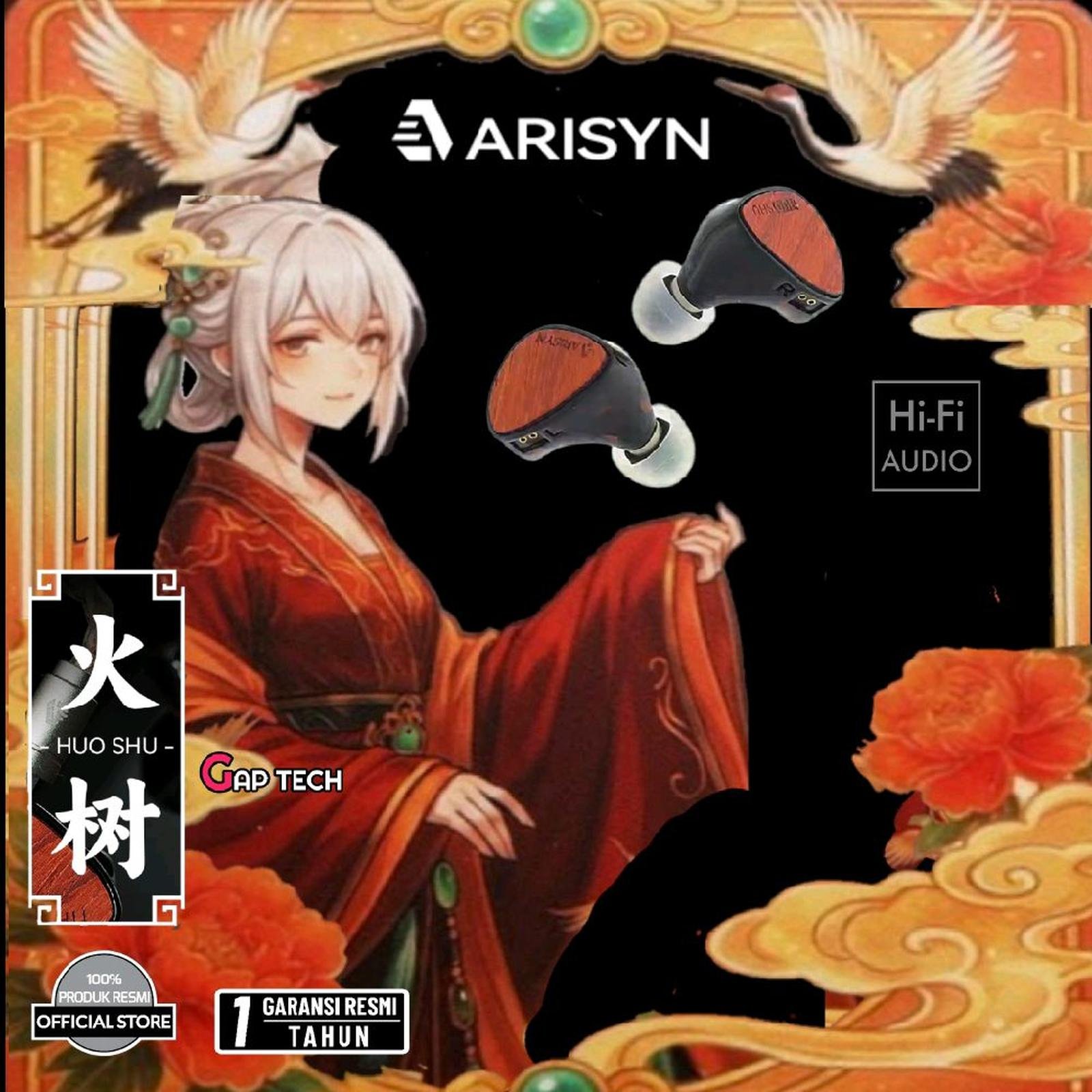 Arisyn Huo Shu HuoShu 10mm LCP Composite Diaphragm Dynamic Driver IEM In Ear Monitor Earphone Original