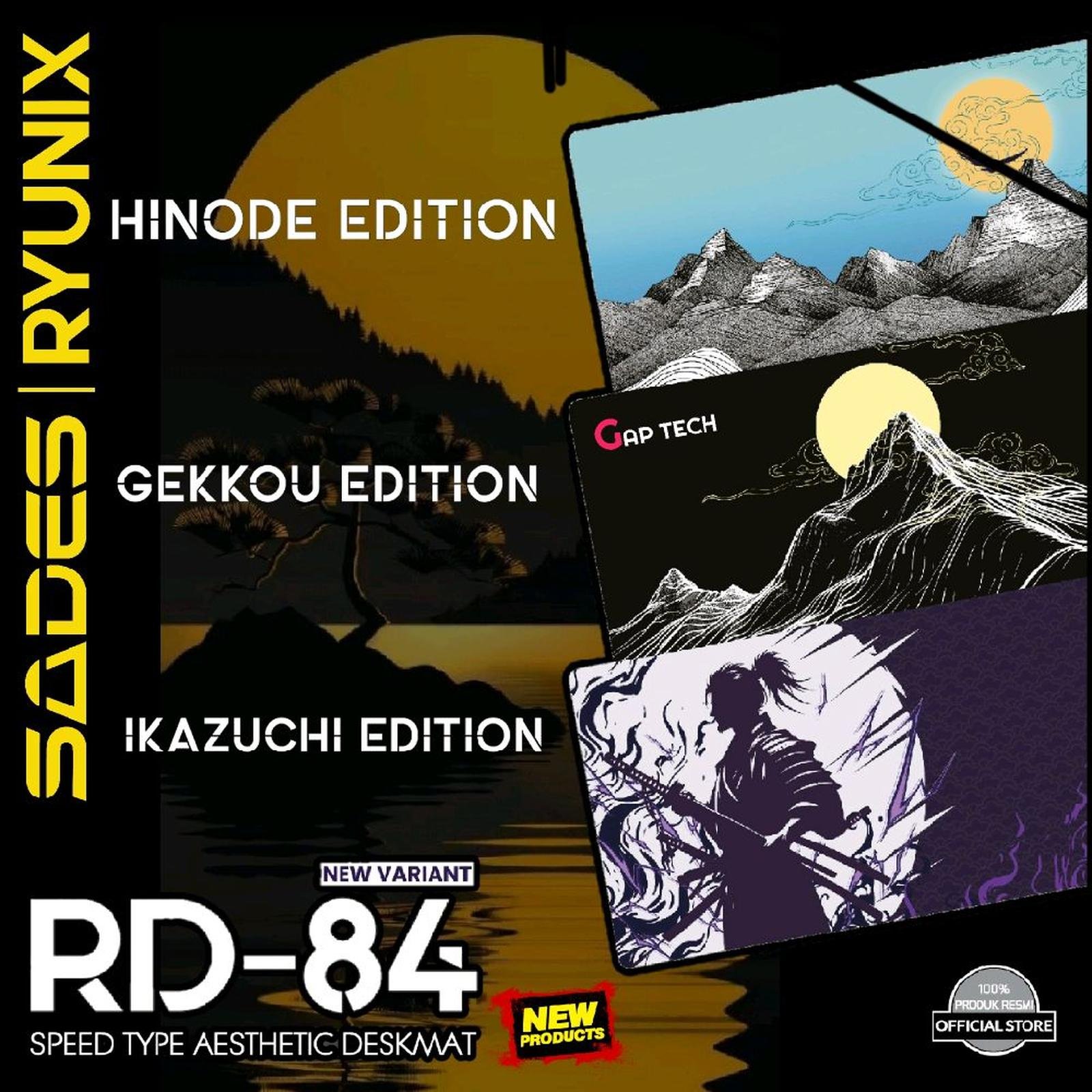 Ryunix Sades RD-84 / RD 84 / RD84 Gaming Mousepad / Deskmat