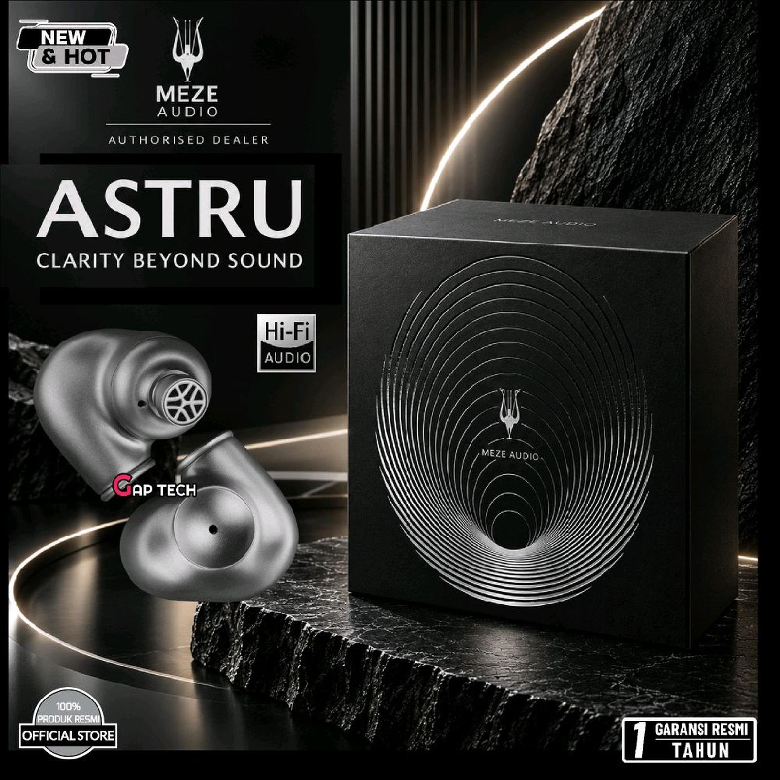 Meze Astru High-End Dynamic Driver In Ear Monitor with Cohesive Sound Signature / IEM Original