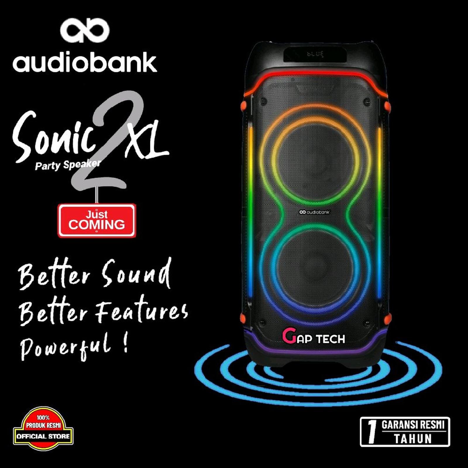 Audiobank Sonic 2 XL / Sonic 2XL / Sonic XL 2 / Sonic XL2 (Gen 2) Portable Party Speaker Original