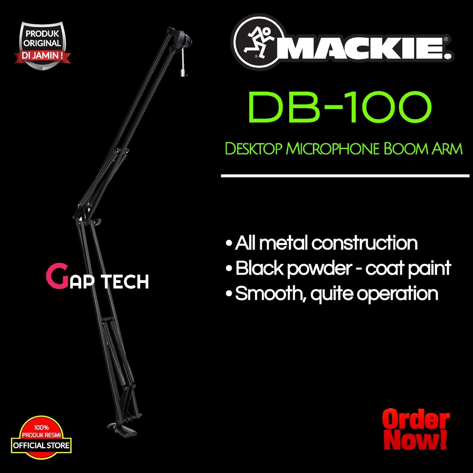 Mackie DB-100 / DB 100 / DB100 Desktop Microphone Boom Arm Original