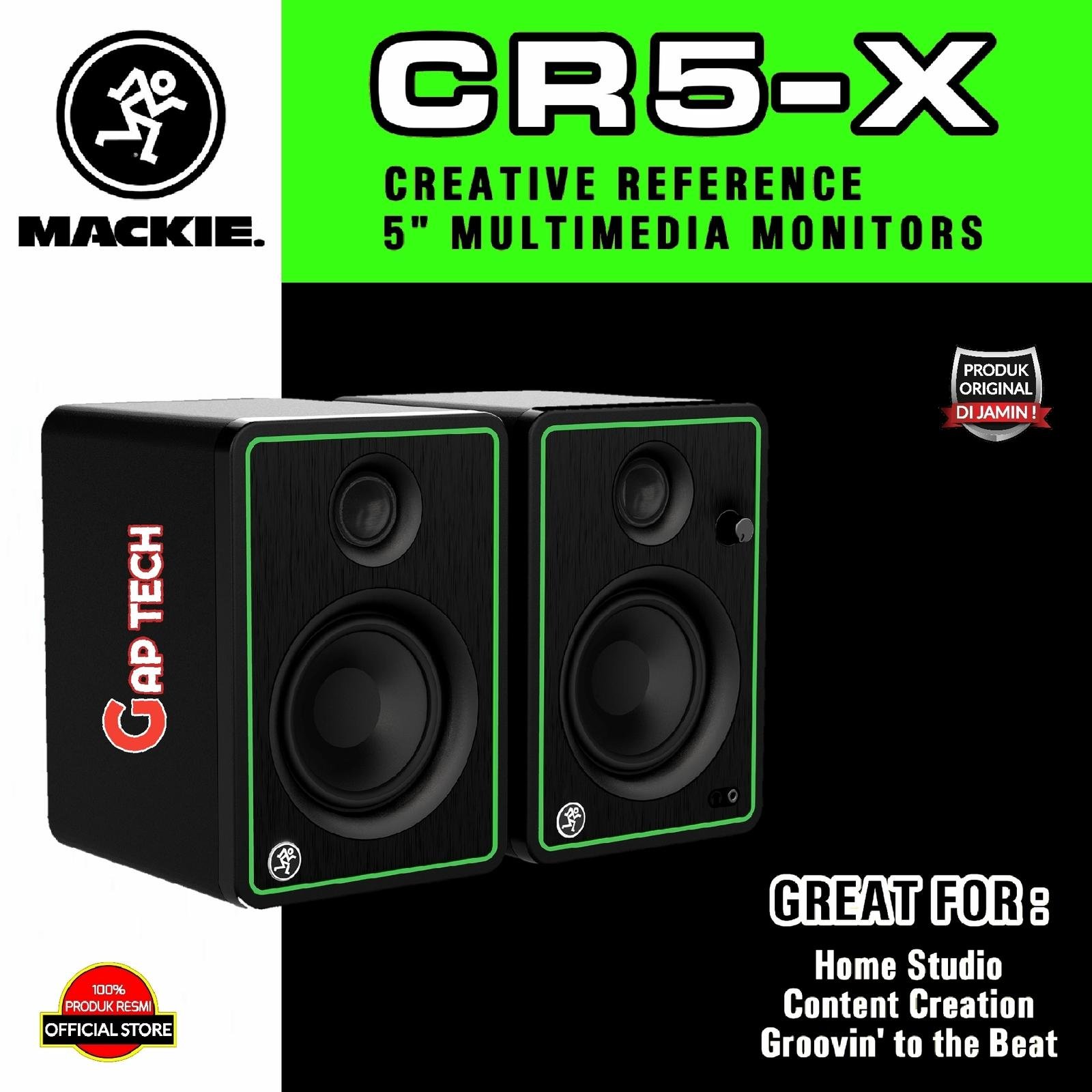 MACKIE CR5-X / CR5X Creative Reference 5" Multimedia Monitors Speakers Original