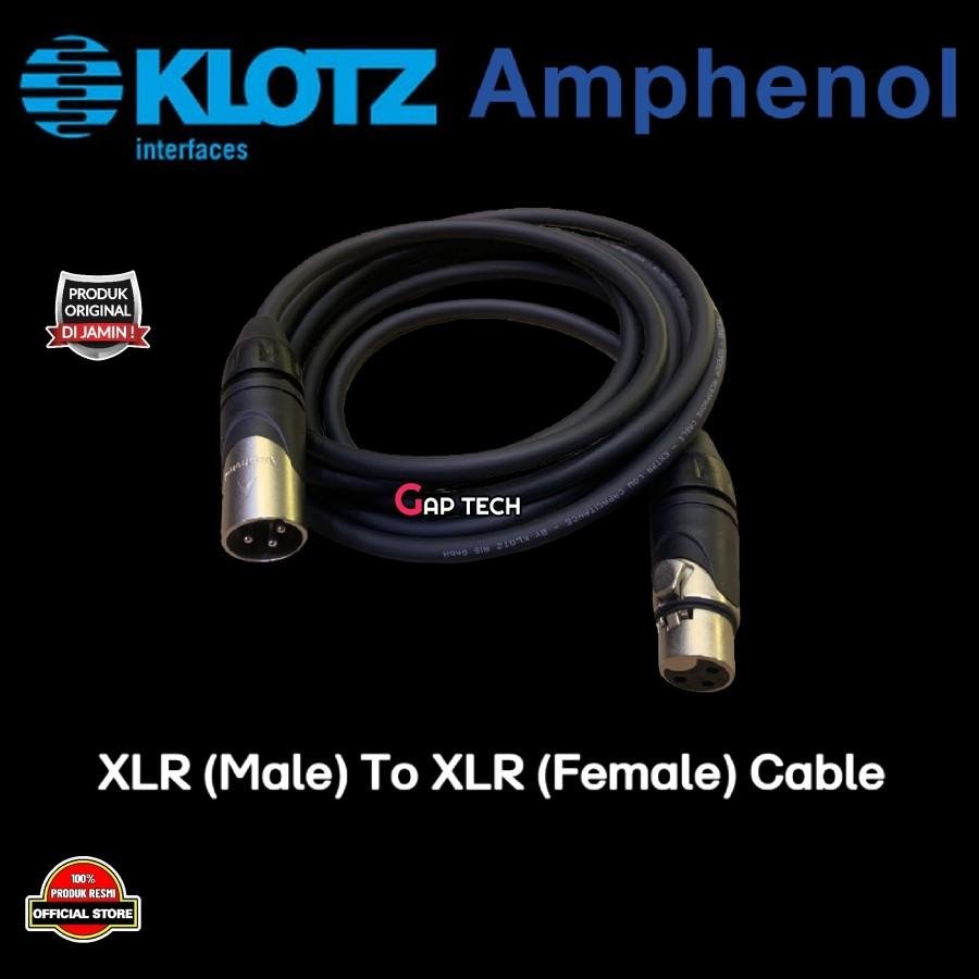 XLR Male to XLR Female / XLR to XLR / XLR - XLR Microphone Cable Original Quality Original