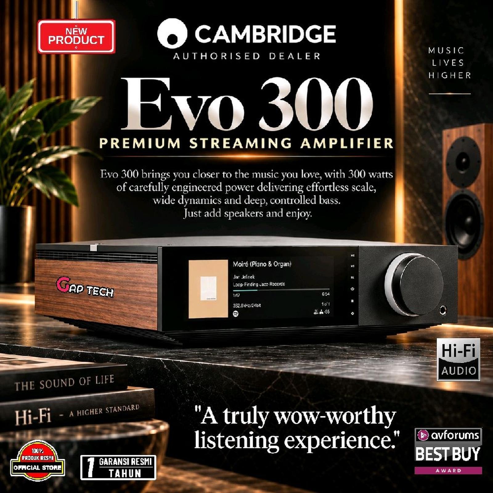Cambridge Evo 300 / Evo300 Premium All in One Player Streaming Amplifier Original