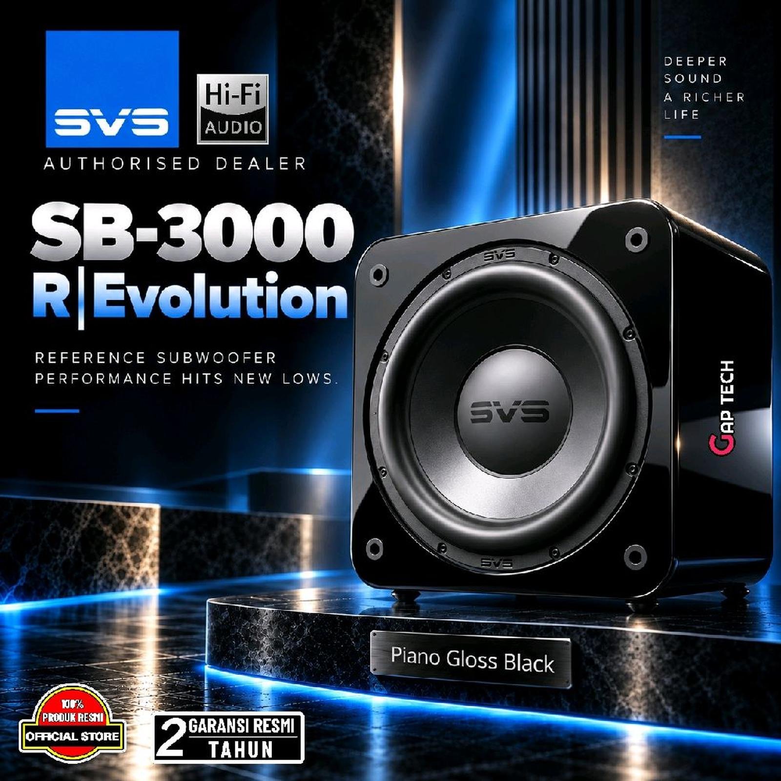 SVS SB-3000 R / SB 3000 R / SB3000R Evolution Sealed Subwoofer Original