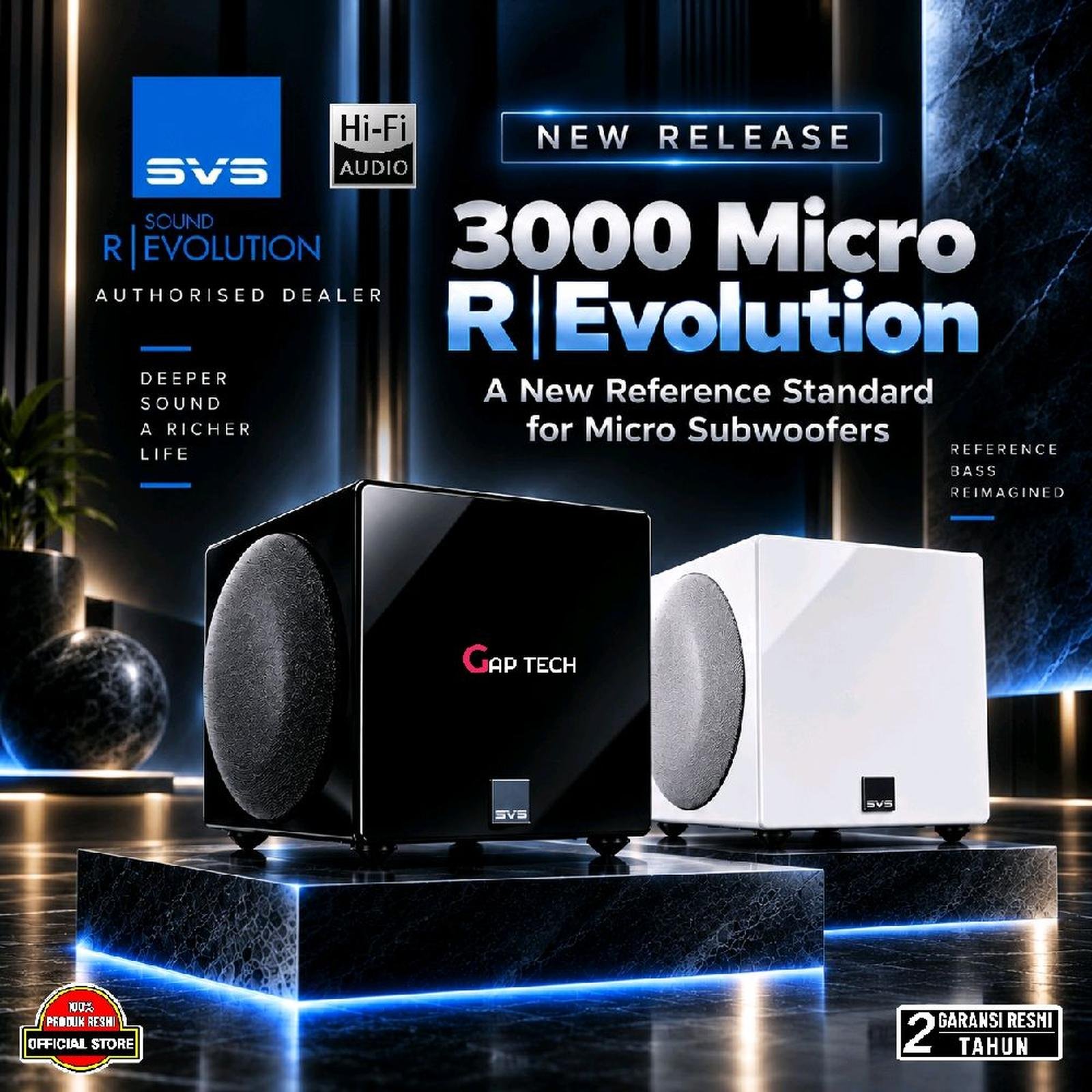 SVS 3000 Micro R Evolution / 3000Micro R Evolution / 3000 Micro REvolution Sealed Subwoofer Original