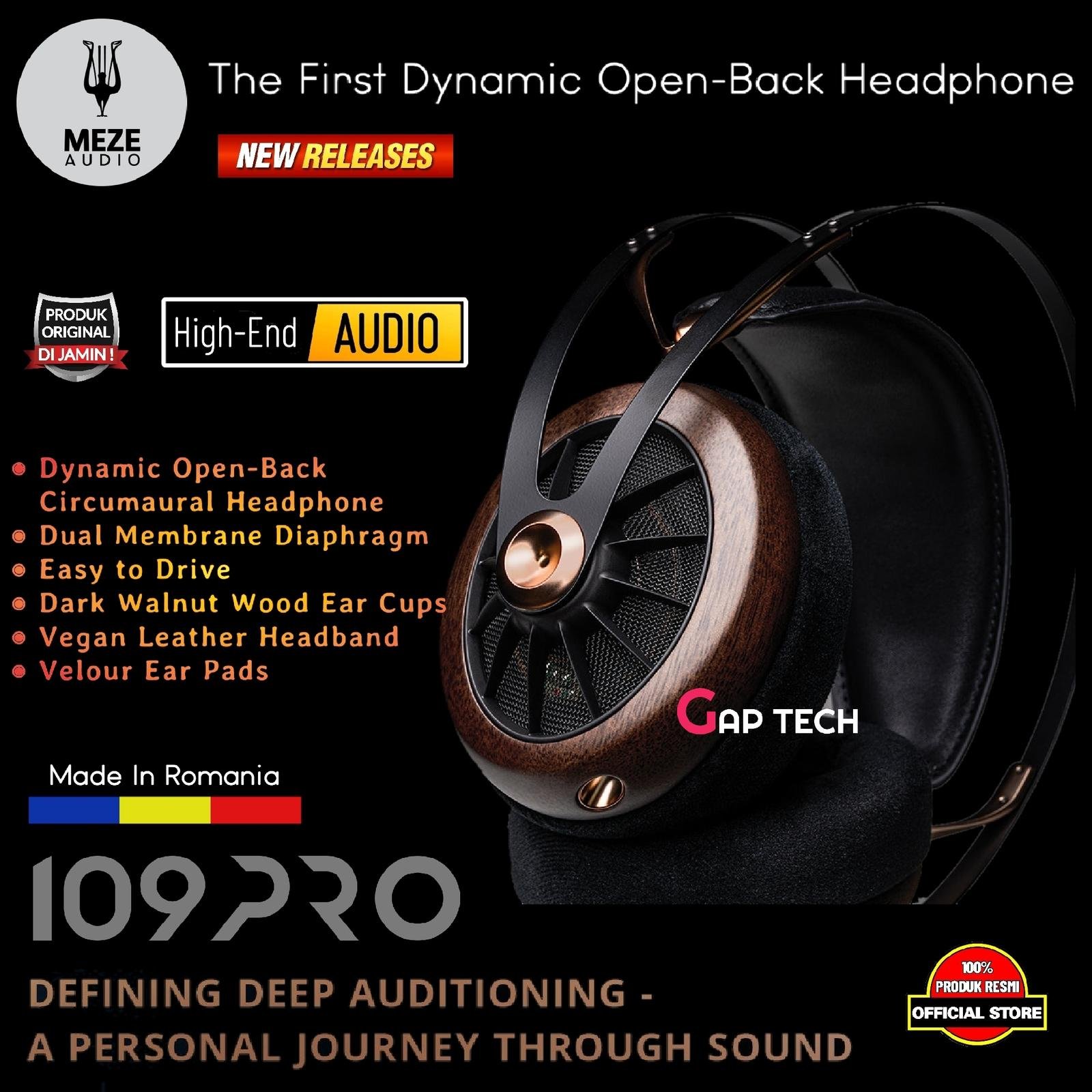 MEZE Audio 109 Pro / 109Pro Premium Dynamic Open-Back Headphone Original