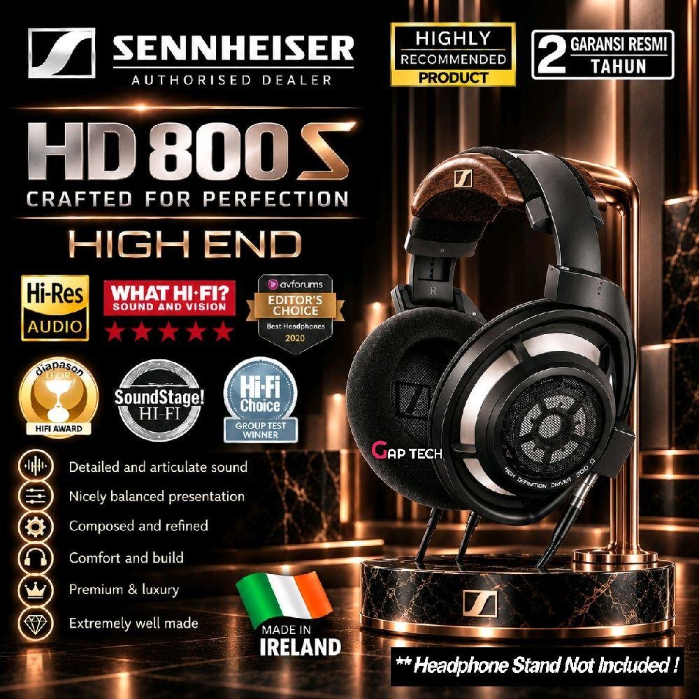 Sennheiser HD 800 S / HD800S / HD 800S High End Open Back Headphones Original
