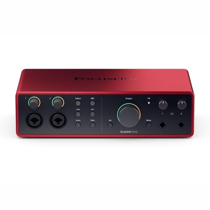 Focusrite Scarlett 16i16 4th Generation / Gen 4 The artist's and producer's 16-in, 16-out USB Audio Interface / Soundcard Original