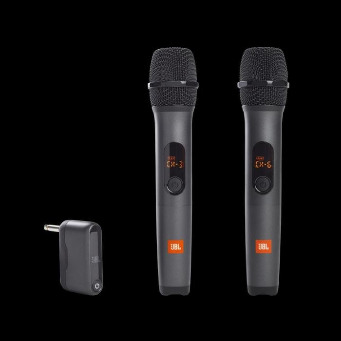 JBL AS2 Wireless Microphone / Wireless Mic / Wireless Two Microphone System for Partybox Speaker Original