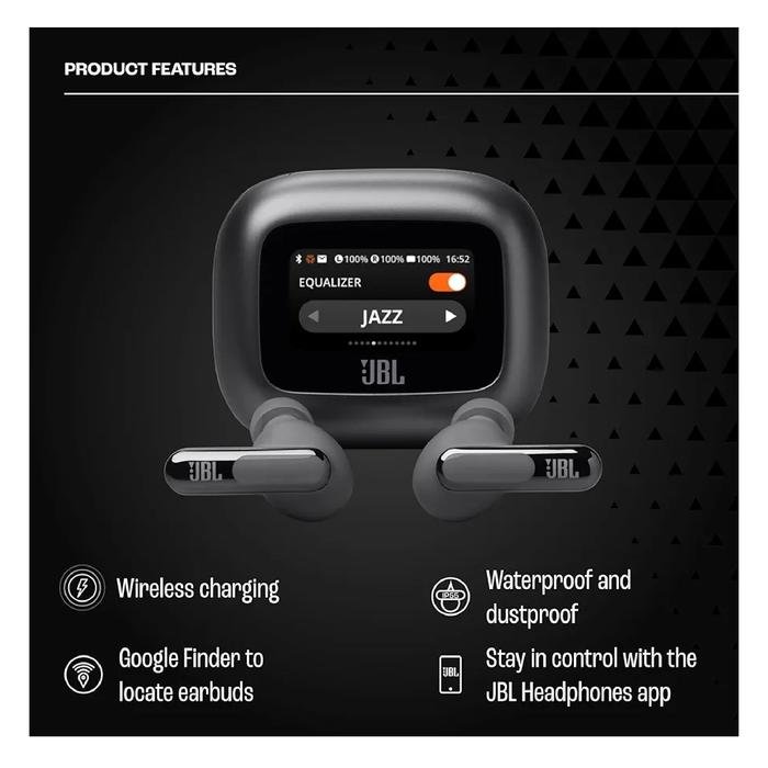 JBL Live Beam 3 / Live Beam3 True Wireless Noise-Cancelling Closed-Stick Earbuds / TWS Original