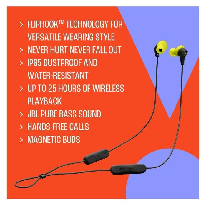 JBL Endurance RUN 3 / Run3 Wireless / BT - Wireless Sport Headphones Original