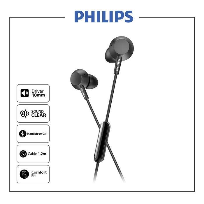 Philips TAE4105 in-ear headphones Bass with mic / TAE 4105 Original