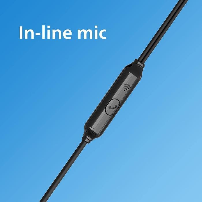 Philips TAE1126BK TAE1126 TAE 1126 BK In ear Wired Headphones with Mic Original