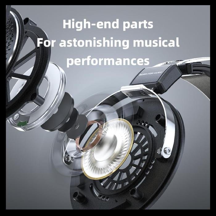 Fiio JT1 / JT 1 Hi-Fi 50mm Diaphragms Over-Ear Headphones with Mic Original