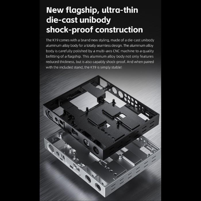 Fiio K19 / K 19 Hi-Res Desktop DAC and Headphone Amplifier with Flagship DAC ES9039SPRO*2 - DAC Amp Original